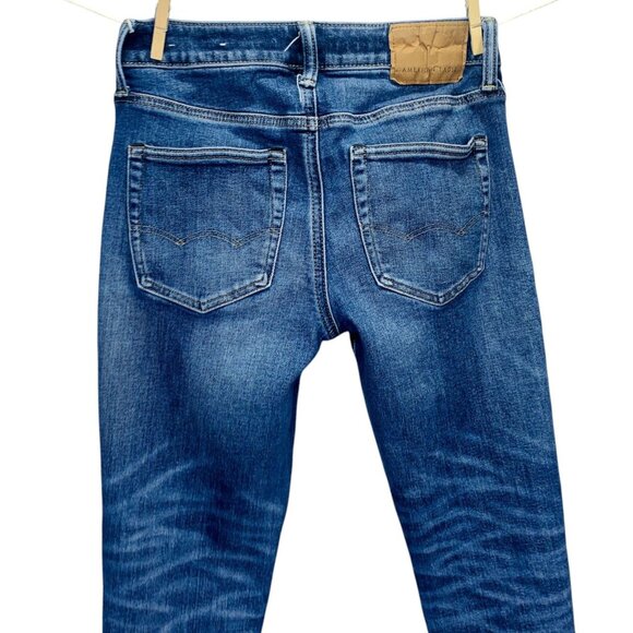 American Eagle Mens AirFlex + Slim Fit Jean Stretch Denim Med Wash 28x30 - Picture 7 of 13